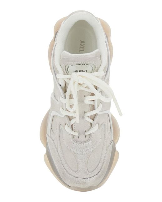 Axel Arigato White 'Eris' Low Top Sneakers With Logo Patch On The Tongue