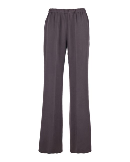 Antonelli Blue Tiete Pants With Elasticated Waist