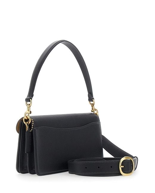 COACH Blue Shoulder Bag 'Tabby' With Clasp Closure