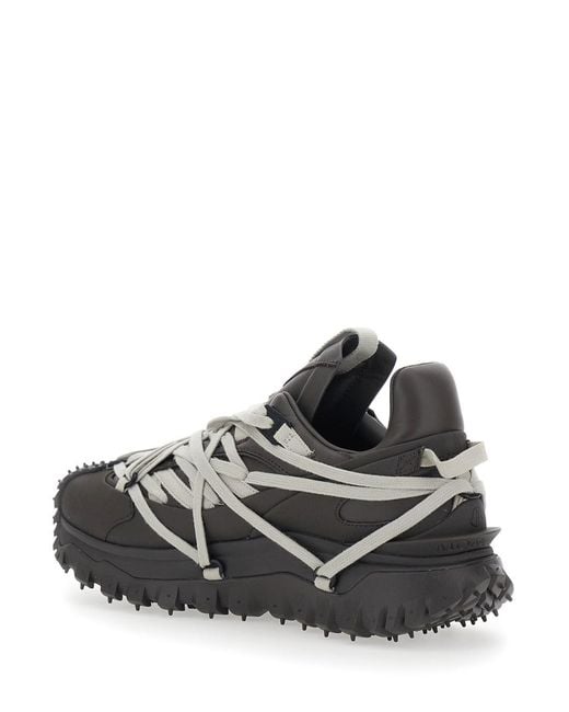 Rick Owens Brown Sneaker 'Trailgrip Megalace' 'Rick Owens X Moncle