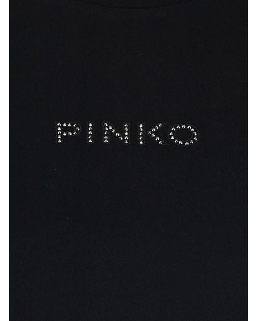 Pinko Black T-Shirt Crew Neck