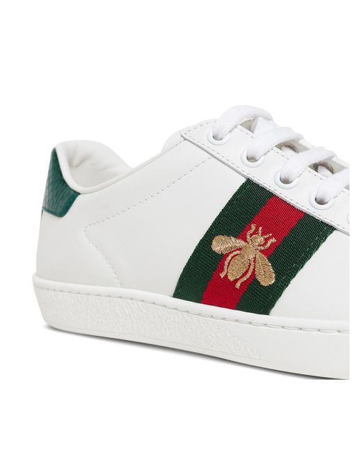 Sneaker Ace Uomo Con Ape, Taglia di Gucci in White da Uomo