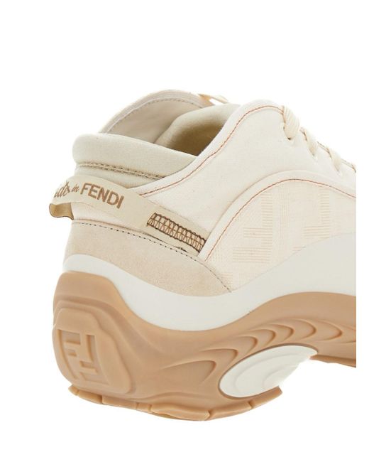 Fendi Natural Sneakers for men