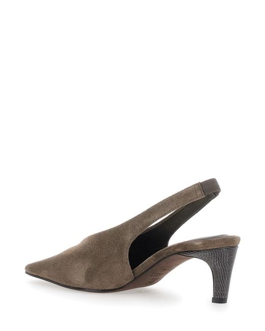 Brunello Cucinelli Brown High Heels
