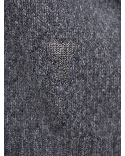 Cardigan Adc Sweater di AMI in Gray da Uomo