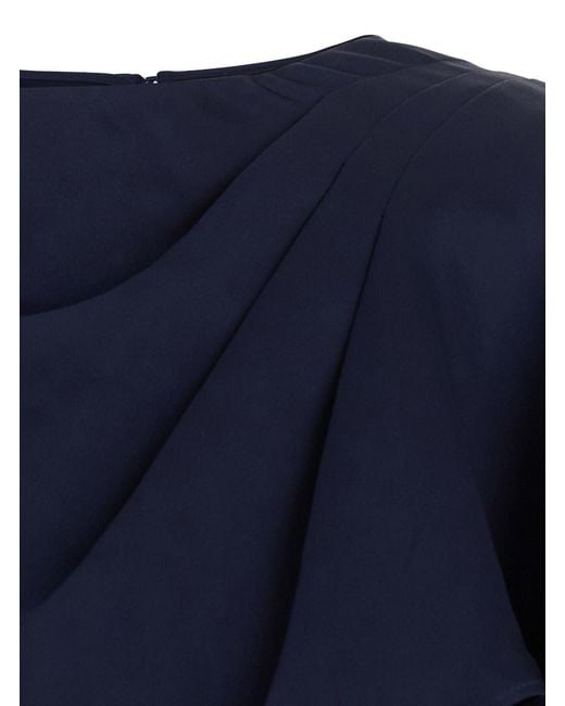Jonathan Simkhai Blue Long Dress Izel Cape