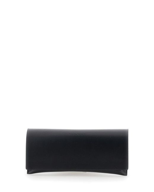 Saint Laurent Black 'Ysl Sl M140' Sunglasses With Cassandre