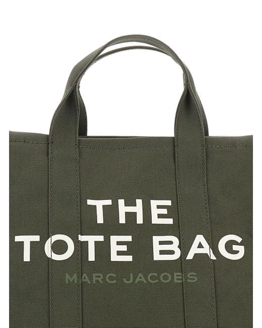 Borsa A Mano 'The Medium Tote' Con Logo Lettering Sul Fron di Marc Jacobs in Green
