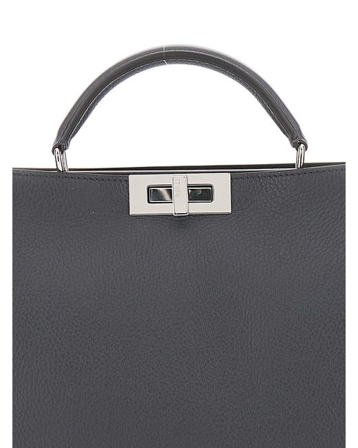 Fendi Blue 'Iseeu Medium' Handbag With Removable Internal Pocket for men