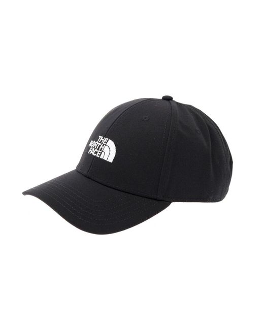 The North Face Black Baseball Hat With Contrasting Embroidered Logo In Recycled Polyester Man for men