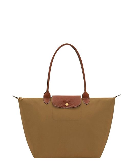 Longchamp Brown Le Pliage Original