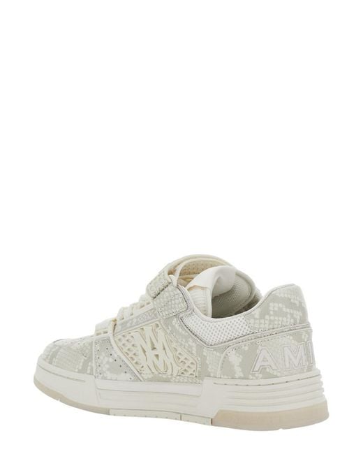 Amiri White Sneakers With Contrast Details for men