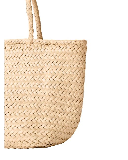 Dragon Diffusion Natural 'Grace' Shoulder Bag With Two Top Handles And I