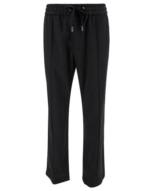 Pantalone Da Jogging Con Coulisse di Dolce & Gabbana in Black da Uomo