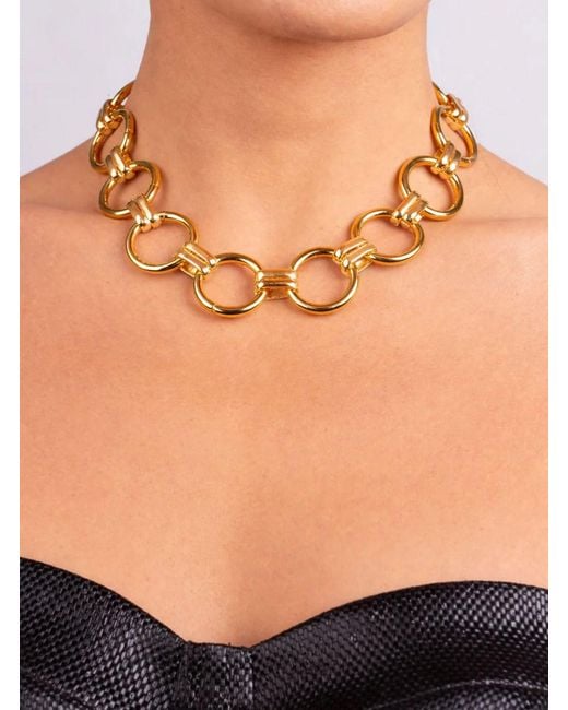 FEDERICA TOSI Metallic Necklace Ft26La19Gold18K With Elegant Design And Fi