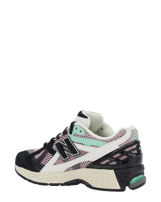 Sneaker '1906R' Con Design A Rete E Logo Laterale di New Balance in White