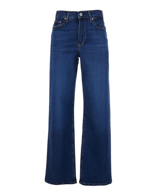 Jeans Con Dettaglio Logo Sulla Tasca E Patch Logo Sul Retro I di AG Jeans in Blue