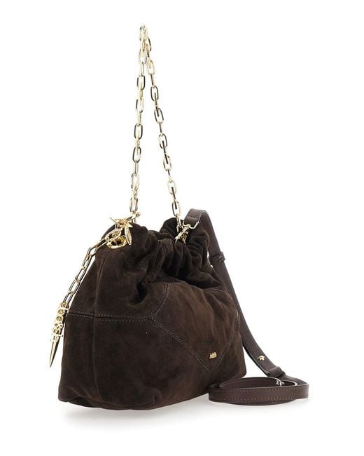 Ba&sh Black Bag S Suede June Tote