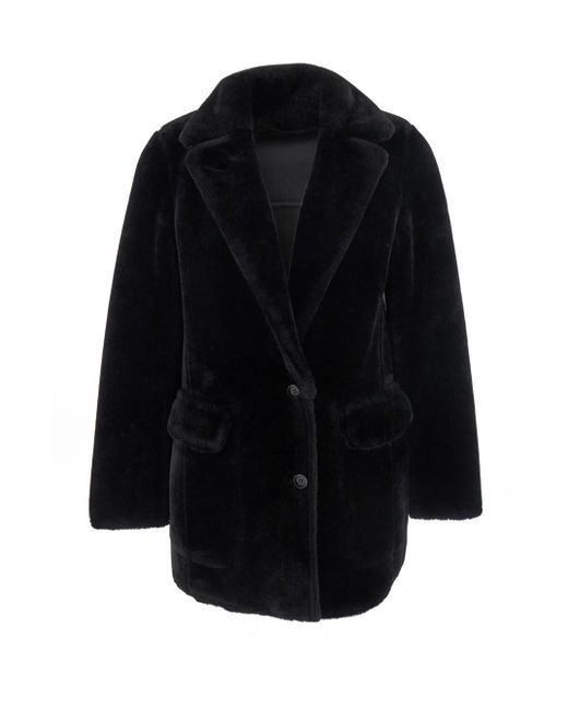 Urbancode Black Single-Breasted Jacket With Classic Lapels
