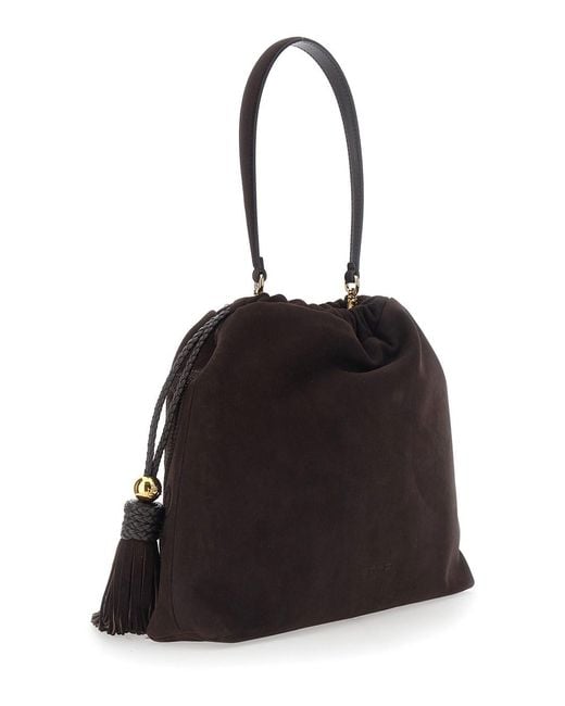 Etro Black Kalispera Bag With Leather Closure And Details