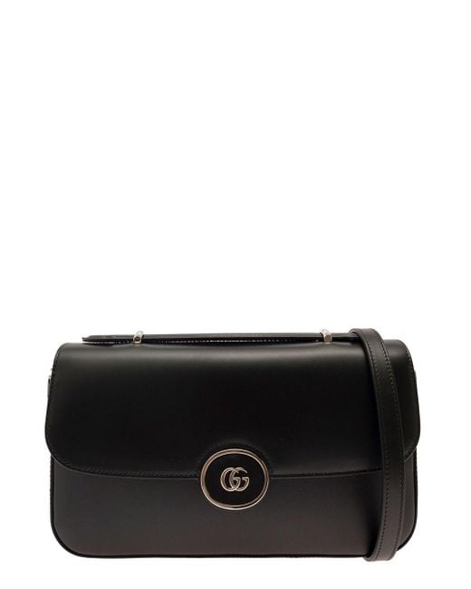 Gucci Black Petite Gg Crossbody Bag