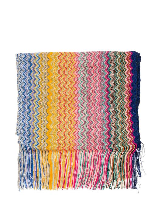 Sciarpa Con Motivo Zigzag di Missoni in Multicolor
