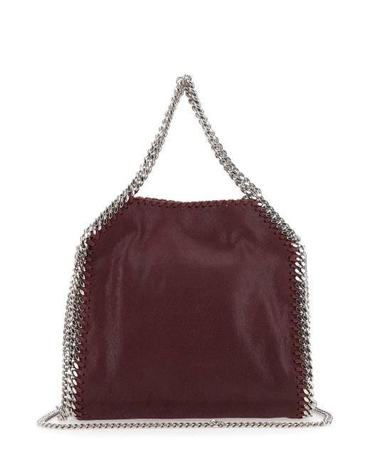 Borsa A Mano 'Falabella' Con Tracolla Con Catena E Ch di Stella McCartney in Purple
