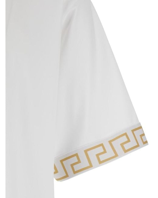 Versace White Beach T-Shirt for men
