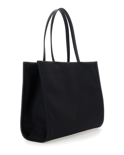 Tory Burch Black Tote Bag Ella Nylon