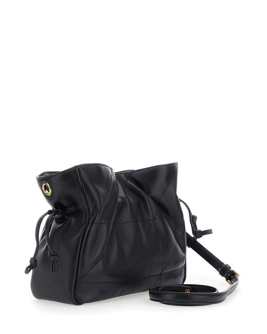 Saint Laurent Black 'Jamie' Crossbody Bag With Cassandre And Chain Strap