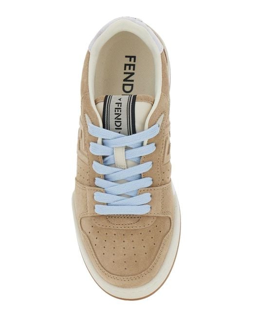 Fendi White Match Sneaker