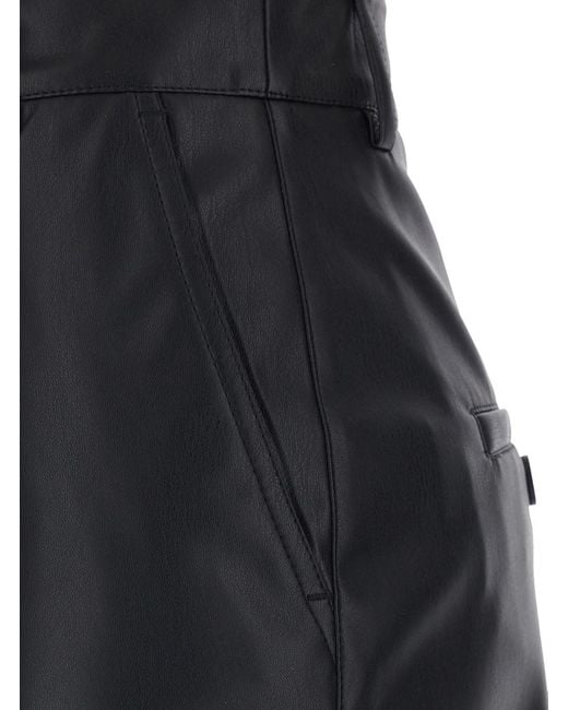Le Plain Black Skirt With Hidden Closure On The Front