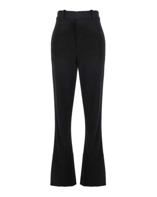 Pantalone Svasato Con Passanti Per Cintura di Bottega Veneta in Black
