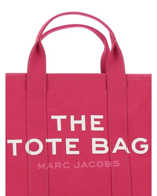Marc Jacobs Pink Tote Bag The Medium Tote Cotton