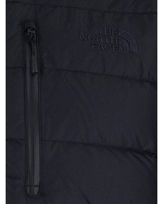 The North Face Blue Down Jacket With High Neck for men