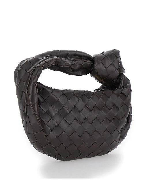 Bottega Veneta Black 'Mini Jodie' Handbag
