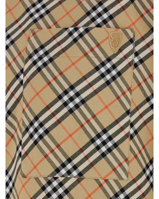 Camicia Con Motivo Vintage Check All-Over di Burberry in Multicolor da Uomo