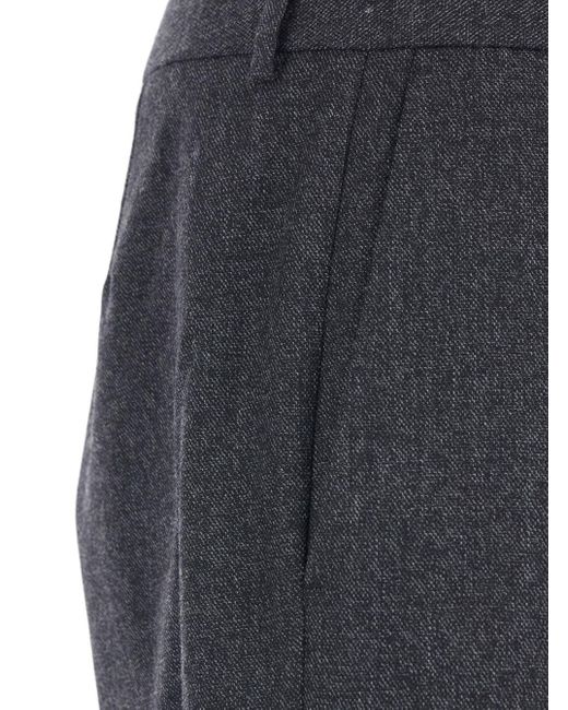 Gucci Blue Tailored Trousers With Belt Loops for men