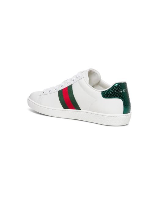 Sneaker Ace Uomo Con Ape, Taglia di Gucci in White da Uomo