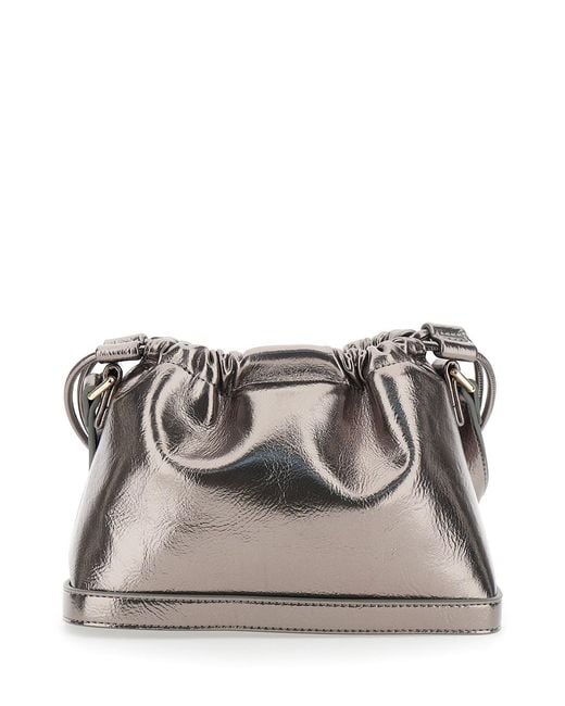 Borsa A Spalla Con Logo Lettering Sul Fronte E Chiusura A Couli di A.P.C. in Metallic