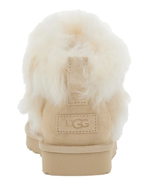 Stivaletti 'Classic Ultra Mini Chalet' Con Design di Ugg in Natural