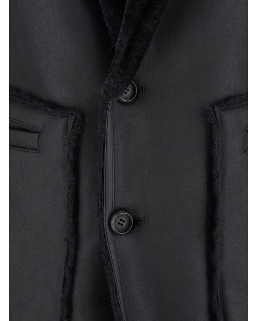 Urbancode Black Single-Breasted Jacket With Classic Lapels