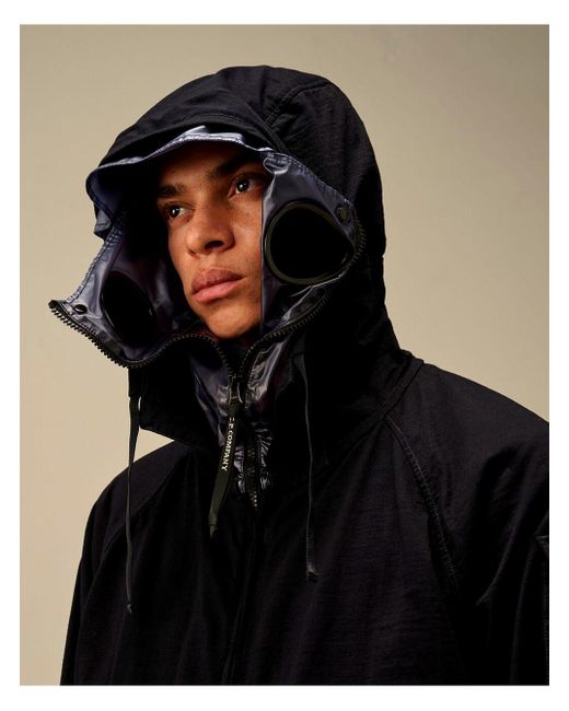 C P Company Blue Jacket With Explorer Hood for men