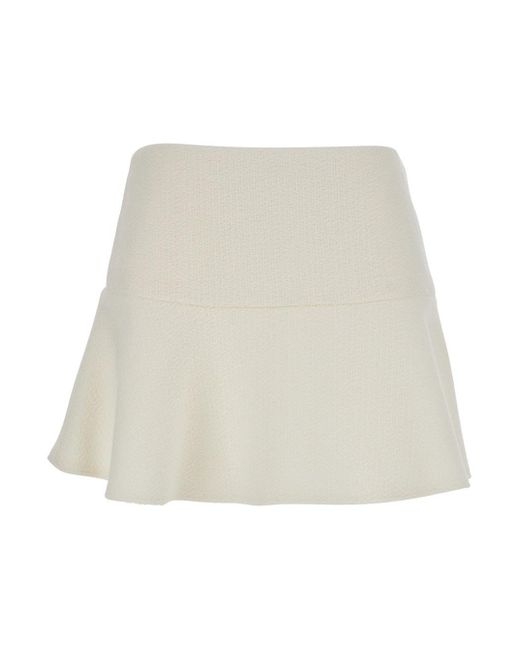 Gucci Natural Skirt With Hidden Side Closure