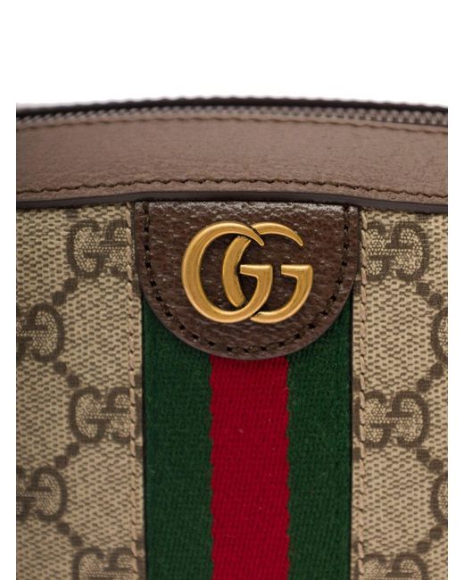 Borsa A Tracolla 'Ophidia Gg Piccola' Con Web di Gucci in Multicolor da Uomo