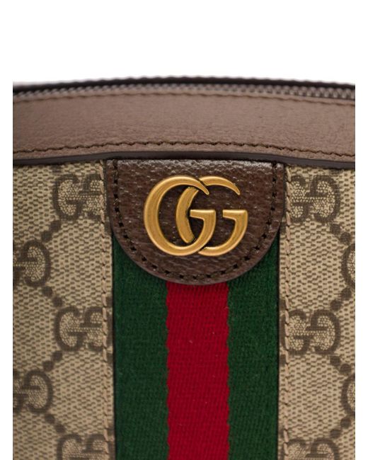 Borsa A Tracolla 'Ophidia Gg Piccola' Con Web di Gucci in Multicolor da Uomo