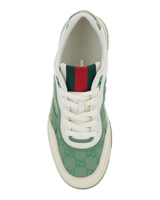 Sneaker Uomo Re-Web, Taglia di Gucci in Green da Uomo