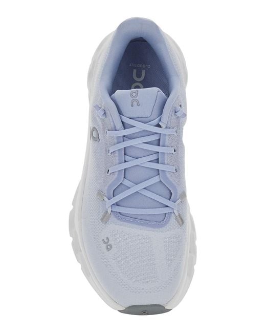 On Shoes White Cloudtilt Sneakers With Cushied Sole And Tech Fabric Upper U