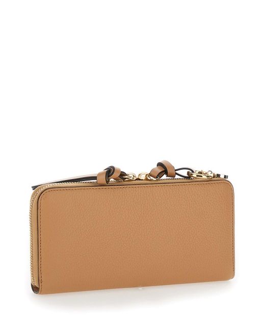 Chloé Brown Wallet With Logo