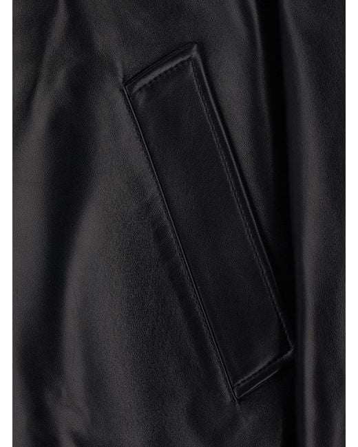 Balenciaga Black Jacket With Hood And Dropped Shoulders